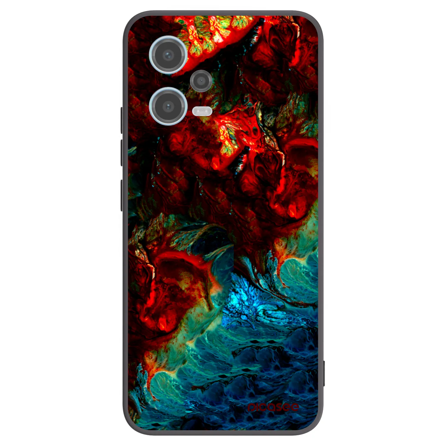 Picasee Xiaomi Redmi Note 12 5G Hülle - Schwarzes Silikon - Universe