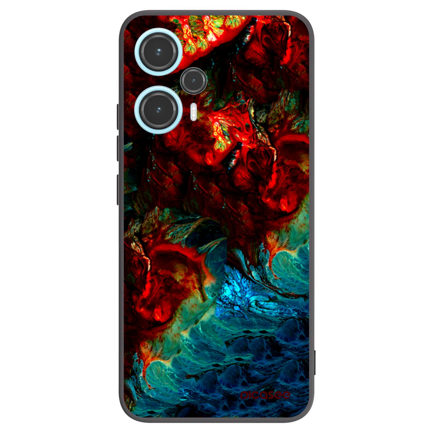 Picasee Xiaomi Poco F5 Hülle - Schwarzes Silikon - Universe