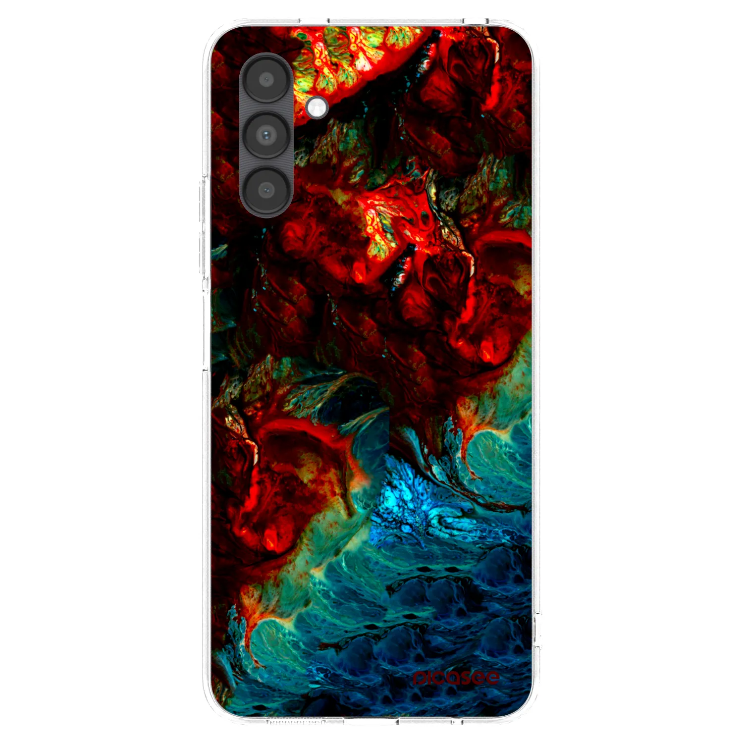 Picasee Samsung Galaxy A04s A047F Hülle - Transparentes Silikon - Universe