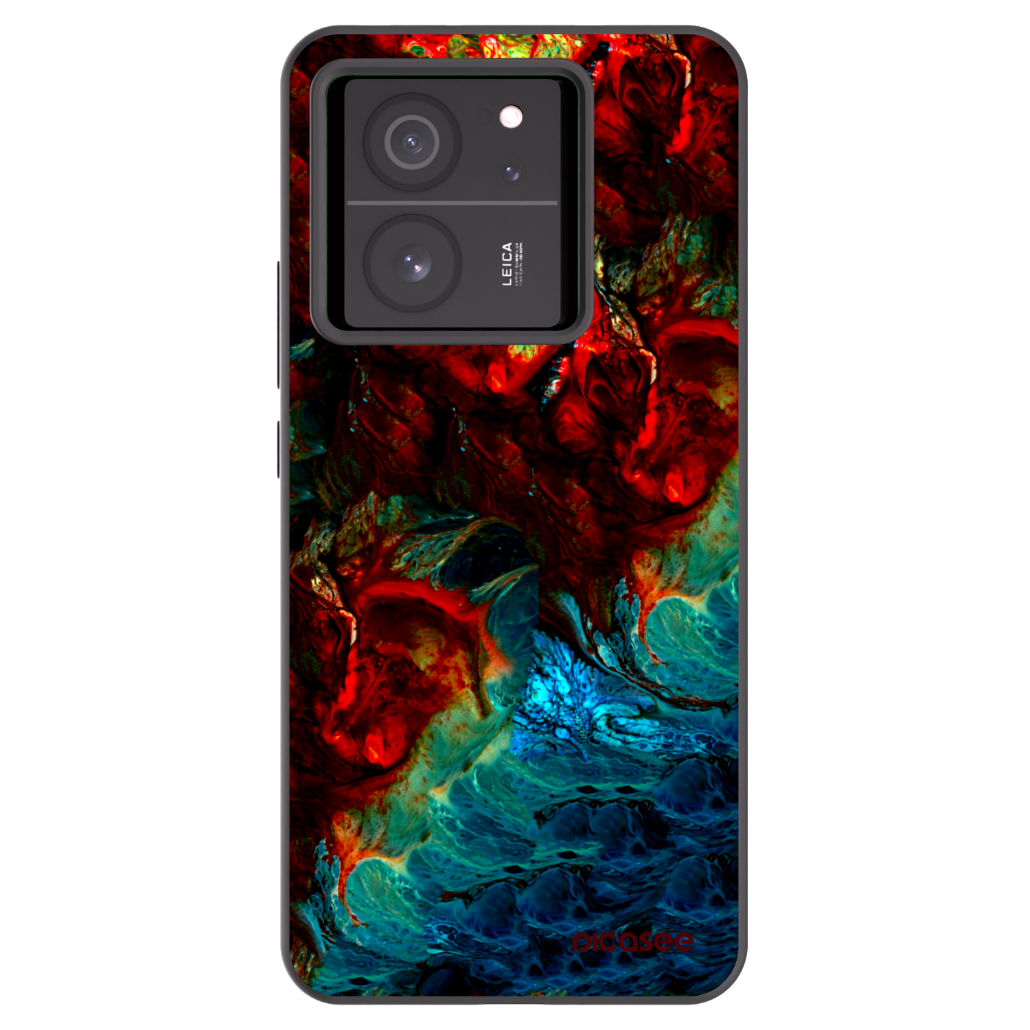 Picasee Xiaomi 13T Hülle - Schwarzes Silikon - Universe