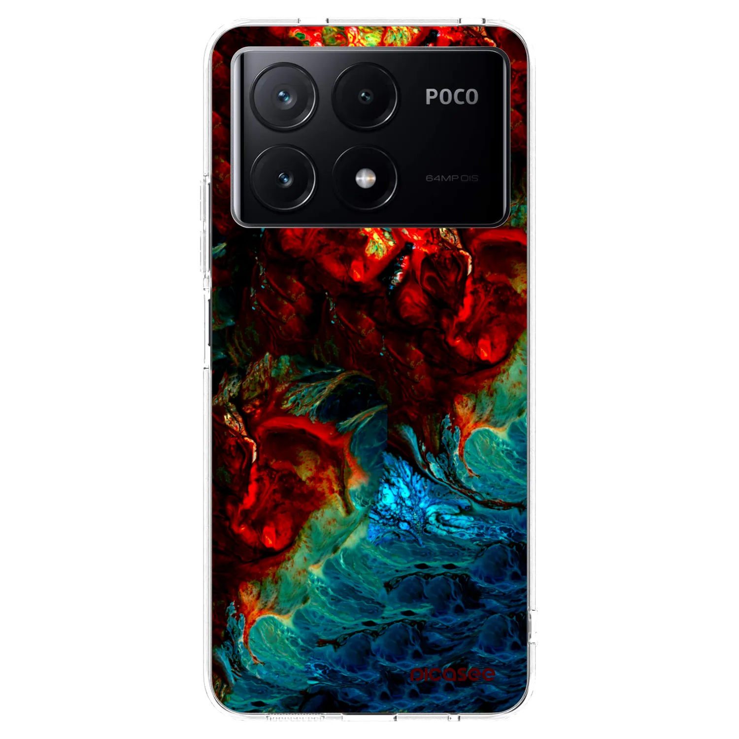 Picasee Xiaomi Poco X6 Pro Hülle - Transparentes Silikon - Universe