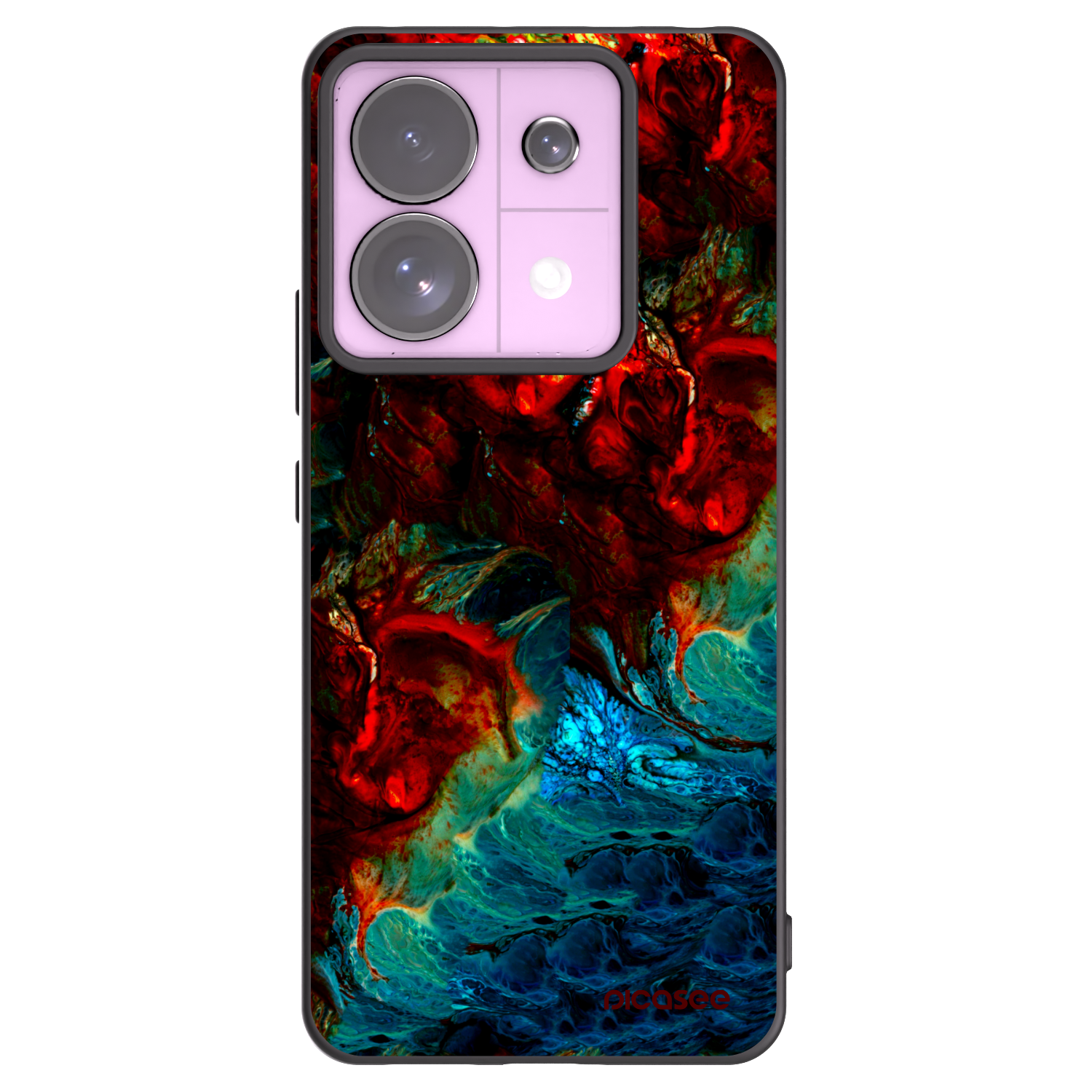 Picasee Xiaomi Redmi Note 13 Pro 5G Hülle - Schwarzes Silikon - Universe