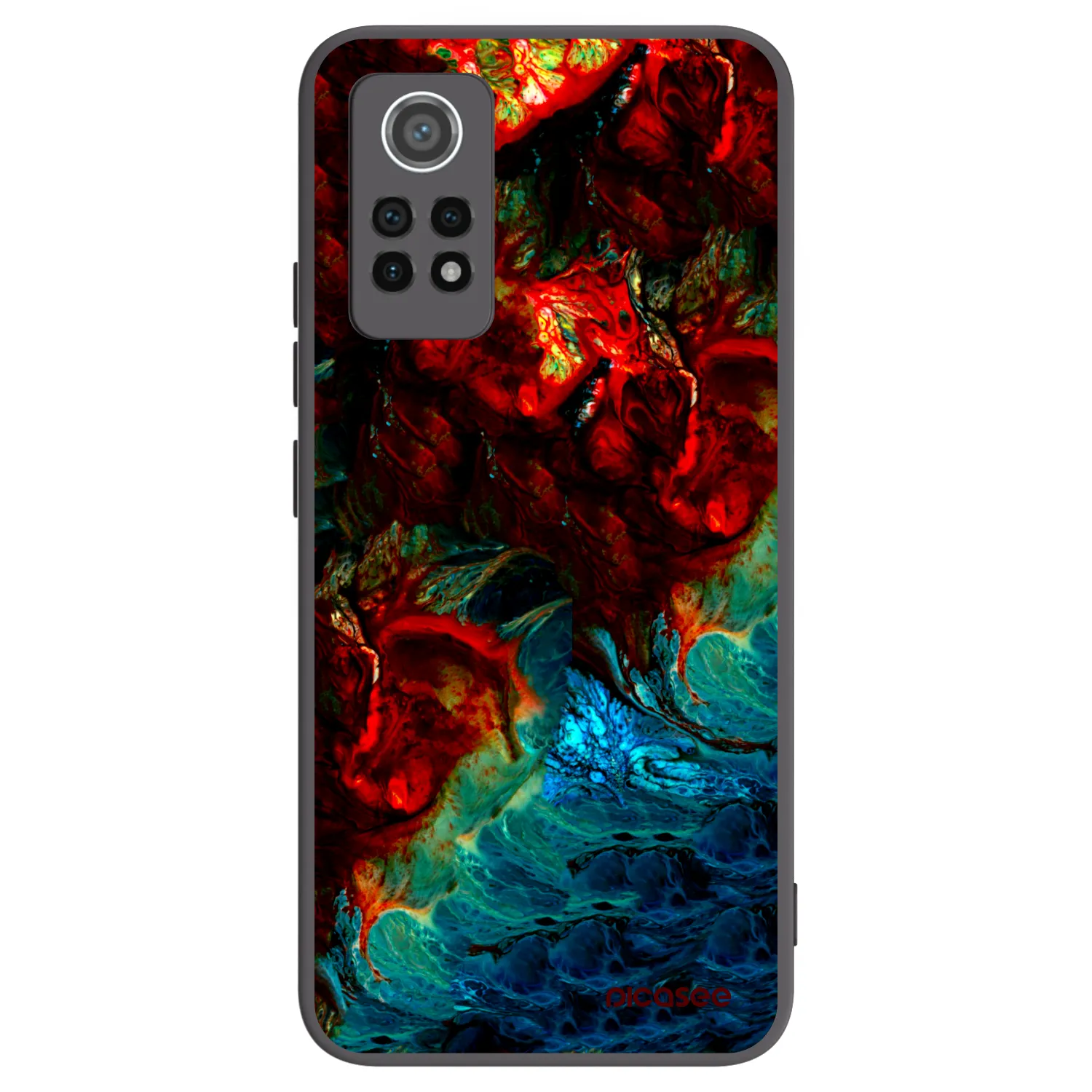 Picasee Xiaomi Redmi Note 12 Pro 4G Hülle - Schwarzes Silikon - Universe