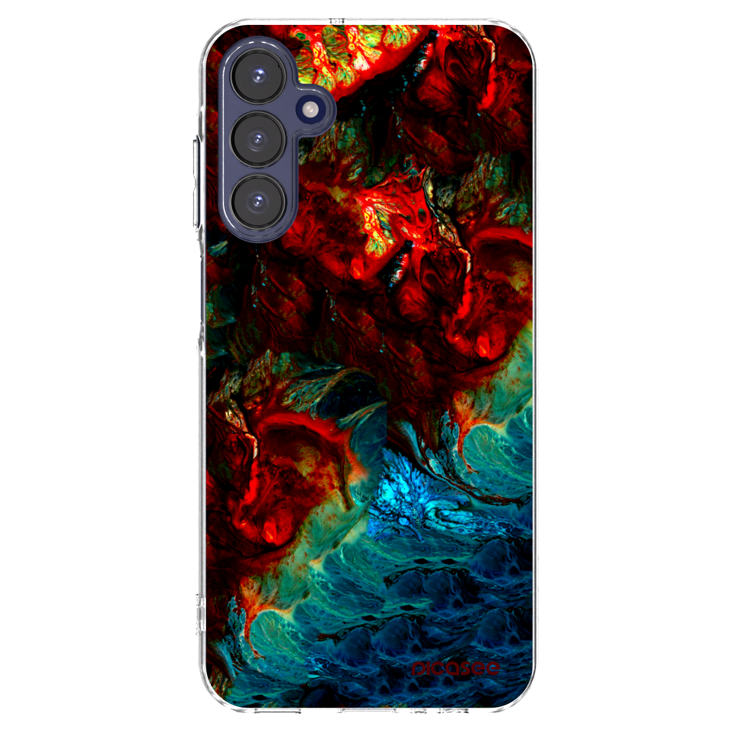 Picasee Samsung Galaxy A15 A155F 4G Hülle - Transparentes Silikon - Universe