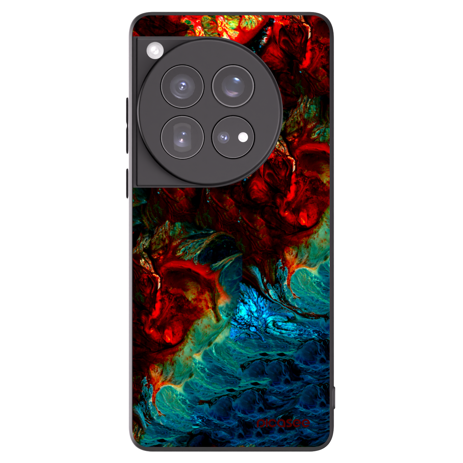 Picasee OnePlus 12 5G Hülle - Schwarzes Silikon - Universe