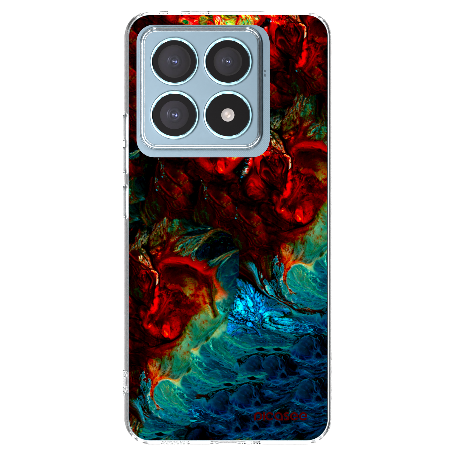 Picasee Xiaomi 14T Pro Hülle - Transparentes Silikon - Universe