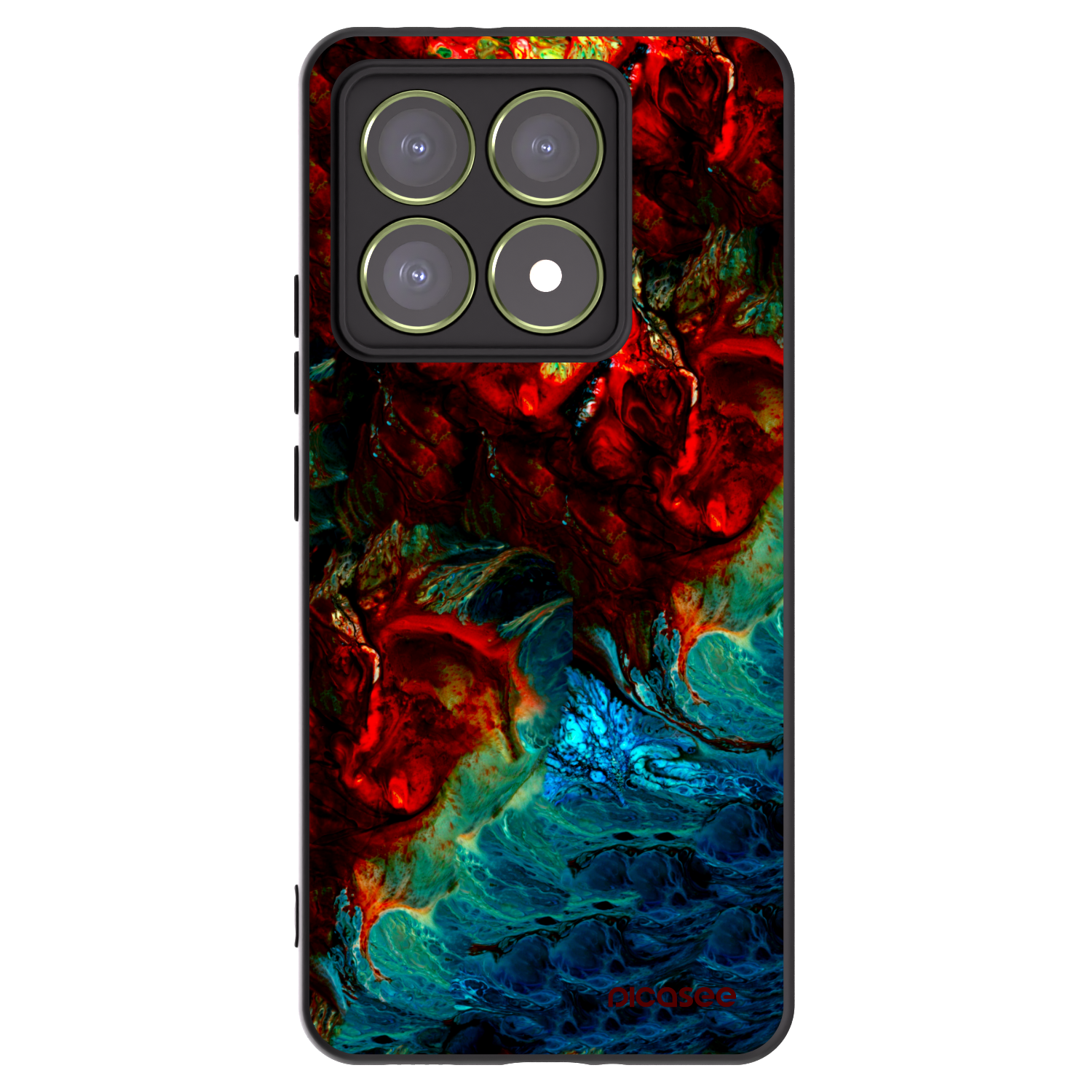 Picasee Xiaomi 14T Hülle - Schwarzes Silikon - Universe