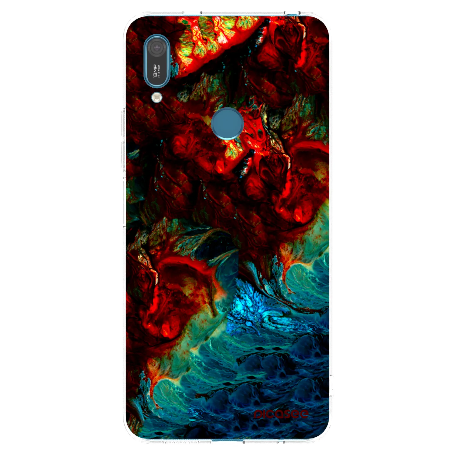 Picasee Huawei Y7 2019 Hülle - Transparentes Silikon - Universe