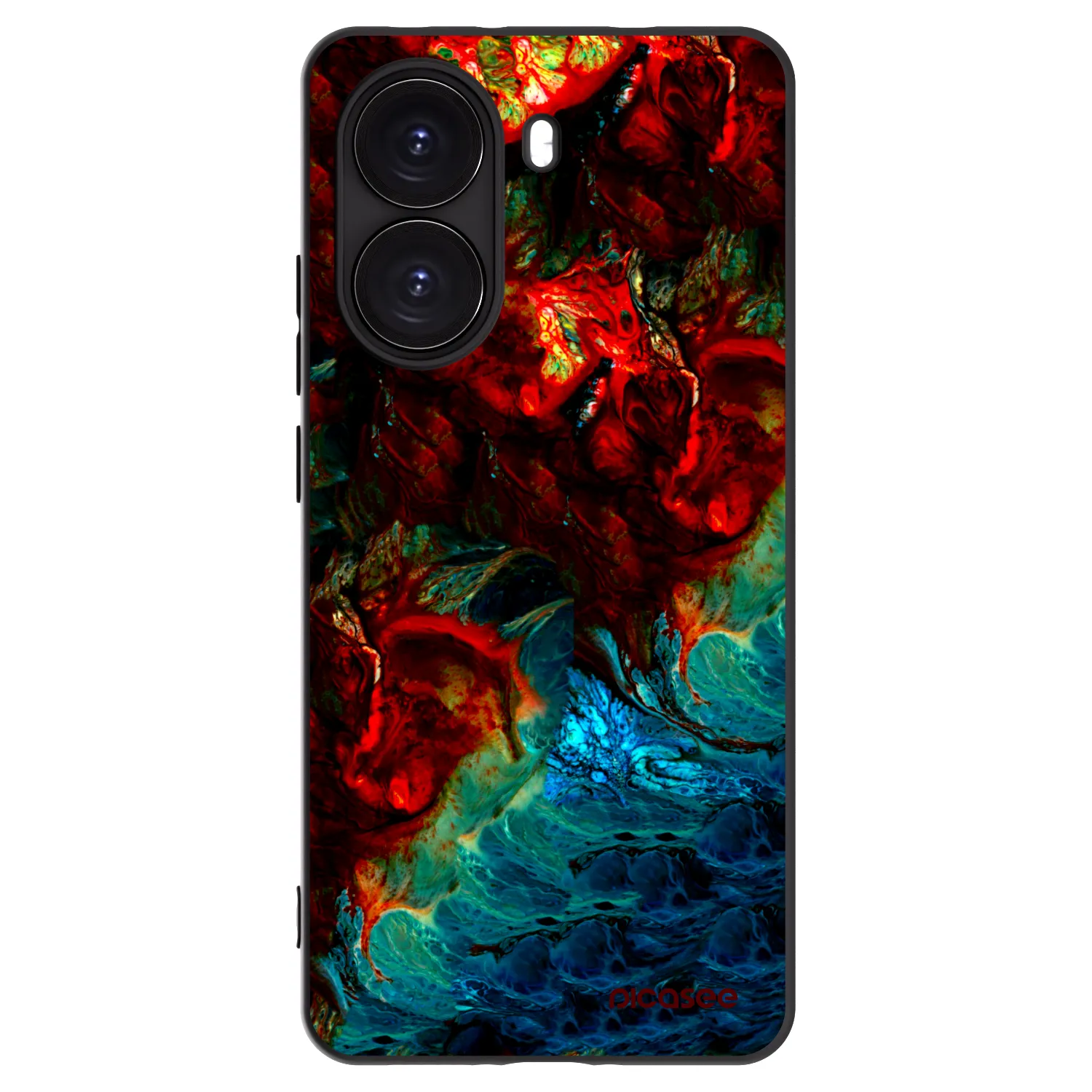 Picasee Xiaomi Poco X7 Pro 5G Hülle - Schwarzes Silikon - Universe