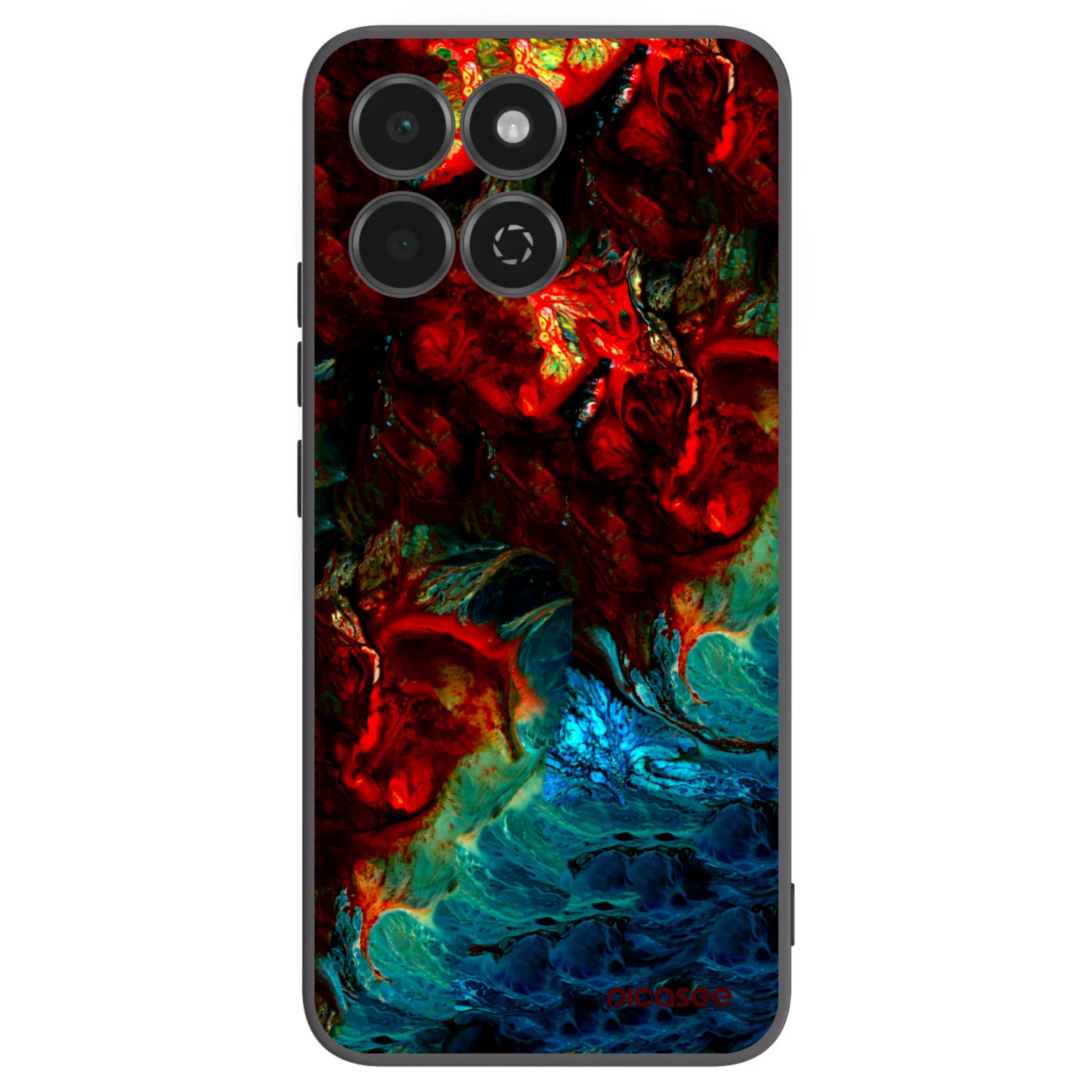 Picasee Honor 200 Smart 5G Hülle - Schwarzes Silikon - Universe