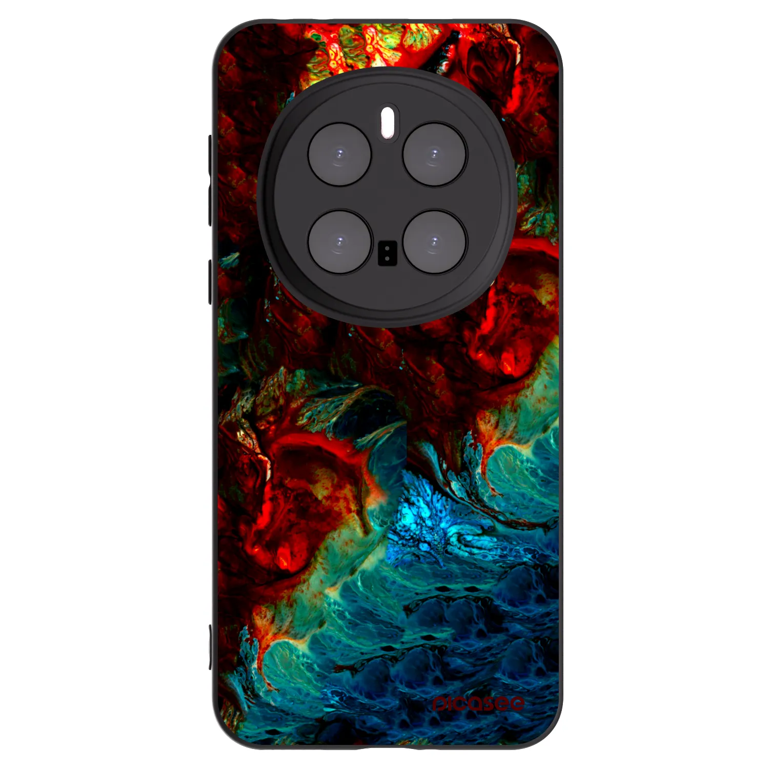 Picasee Honor Magic7 Pro 5G Hülle - Schwarzes Silikon - Universe