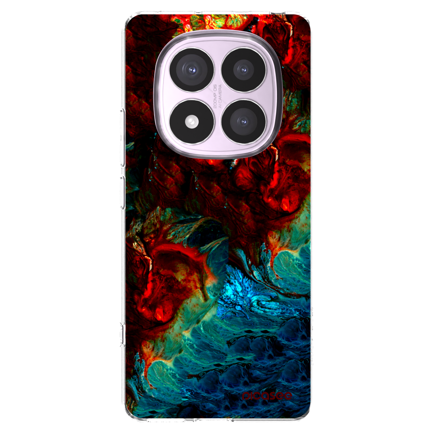 Picasee Xiaomi Redmi Note 14 Pro 4G Hülle - Transparentes Silikon - Universe