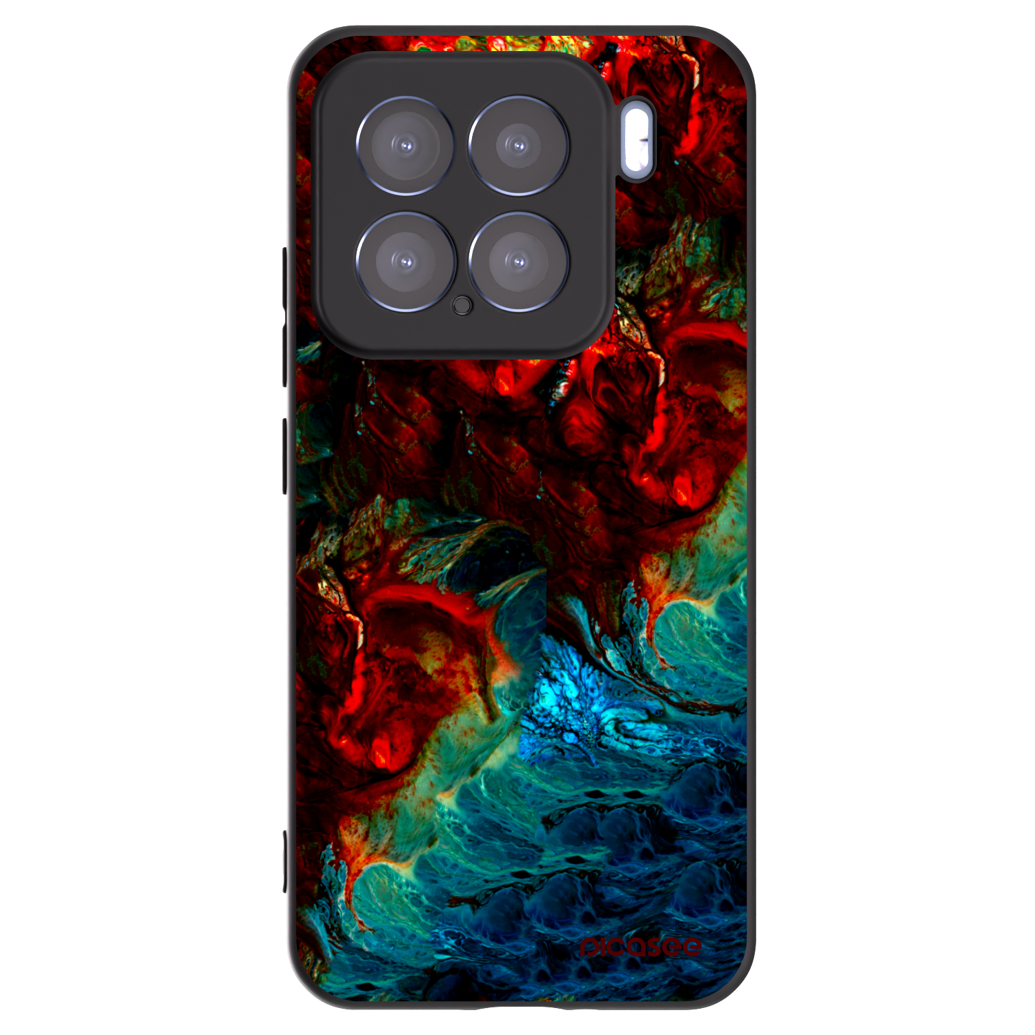 Picasee Xiaomi 15 Hülle - Schwarzes Silikon - Universe