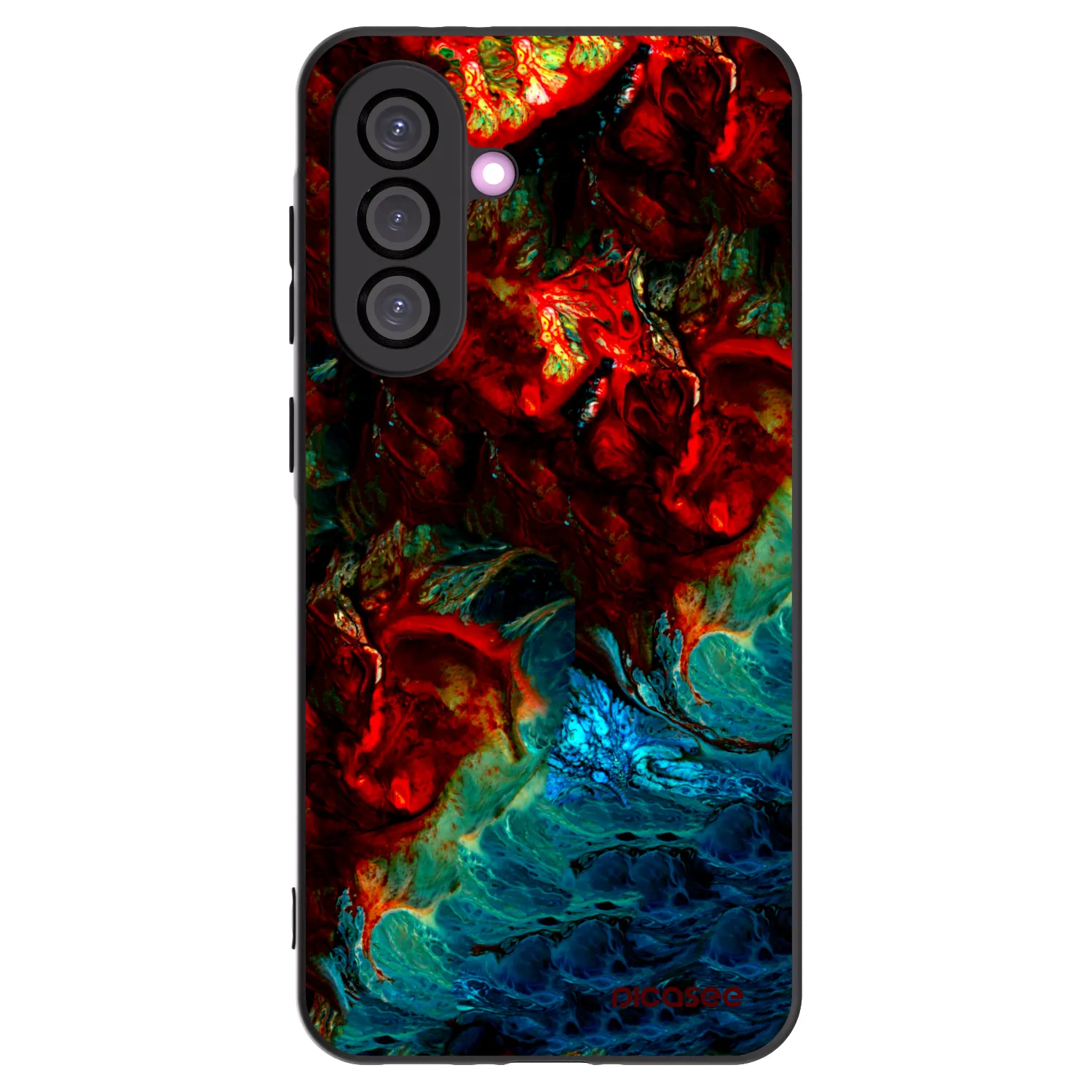 Picasee Samsung Galaxy A56 5G A566B Hülle - Schwarzes Silikon - Universe