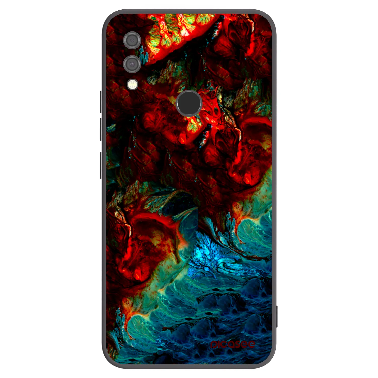 Picasee Xiaomi Redmi Note 7 Hülle - Schwarzes Silikon - Universe