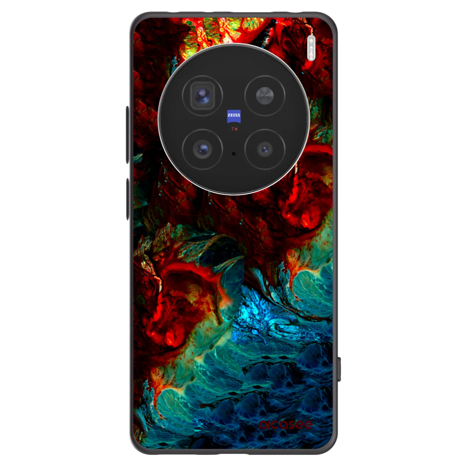 Picasee Vivo X200 Pro Hülle - Schwarzes Silikon - Universe