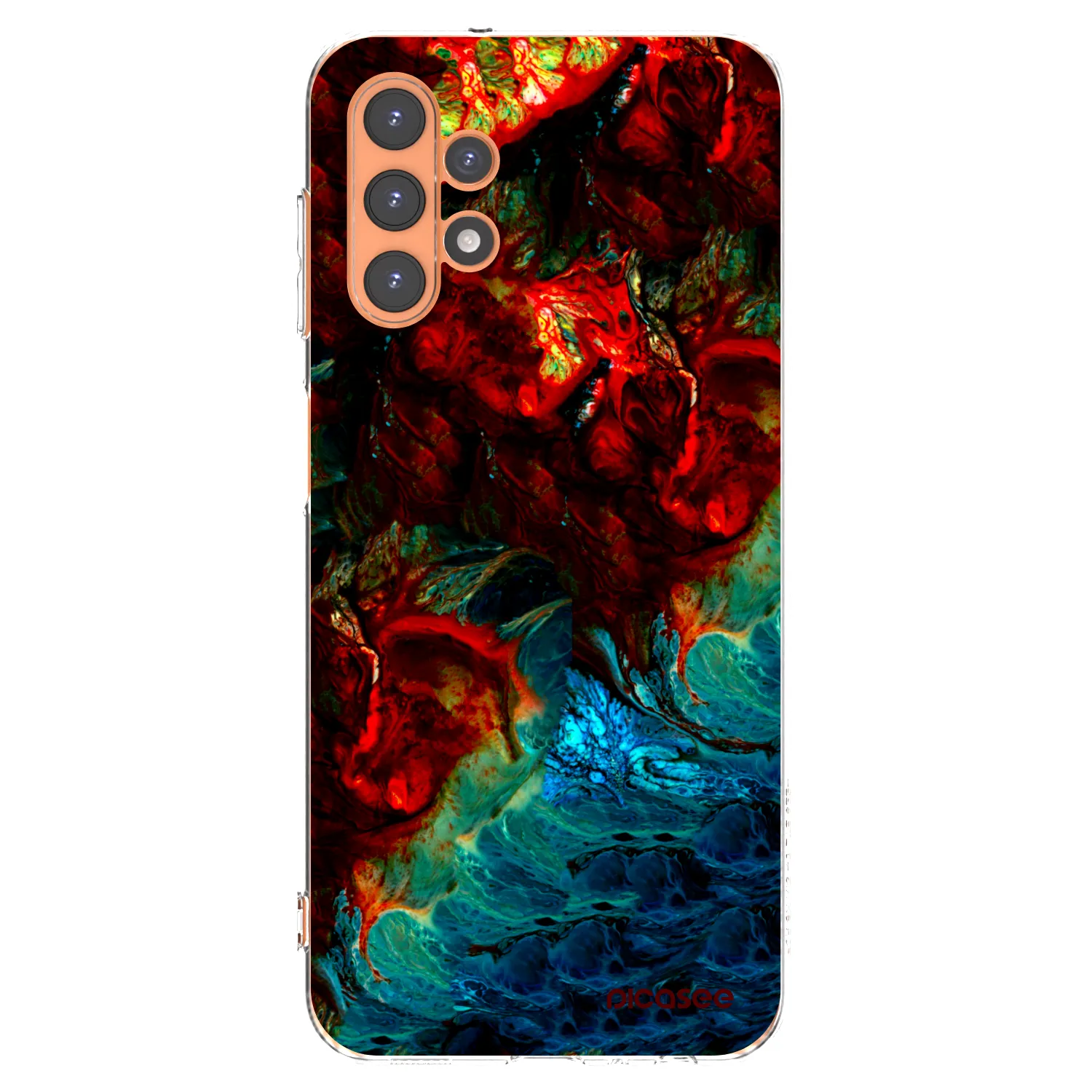 Picasee Samsung Galaxy A13 5G Hülle - Transparentes Silikon - Universe
