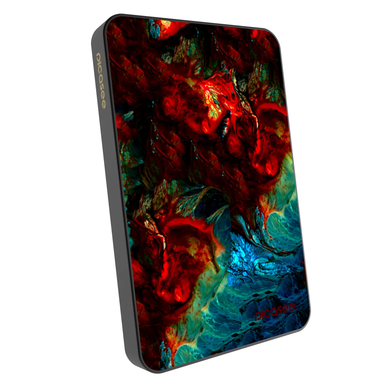 Picasee Powerbank mit MagSafe 5 000 mAh Grau - Universe