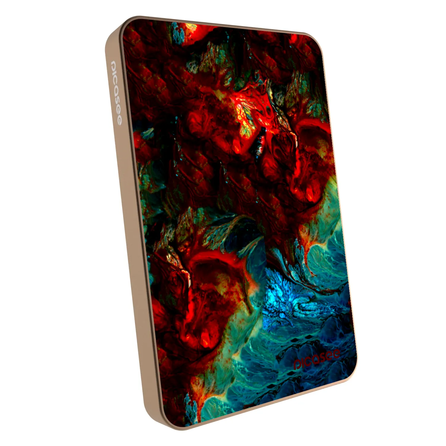 Picasee Powerbank mit MagSafe 5 000 mAh Golden - Universe