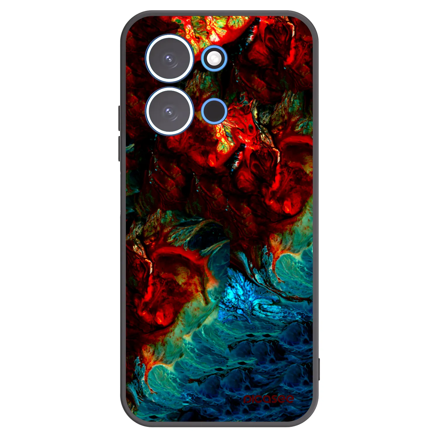 Picasee Xiaomi Redmi 15C 4G Hülle - Schwarzes Silikon - Universe