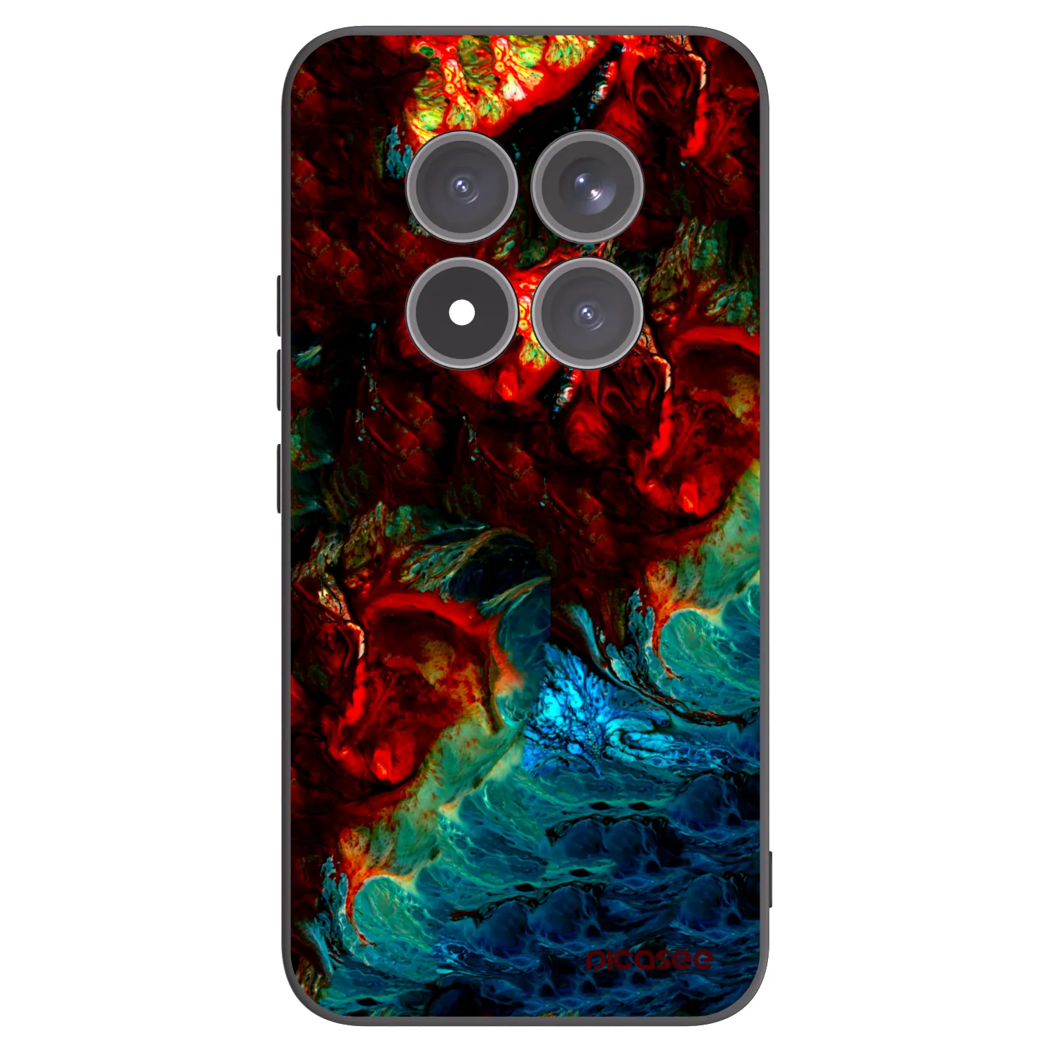 Picasee Xiaomi Redmi Note 15 Pro+ Hülle - Schwarzes Silikon - Universe
