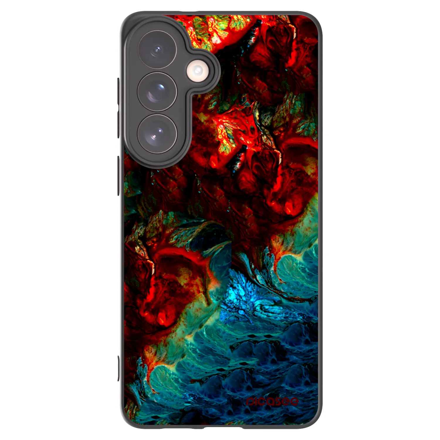 Picasee Samsung Galaxy S26+ Hülle - Schwarzes Silikon - Universe