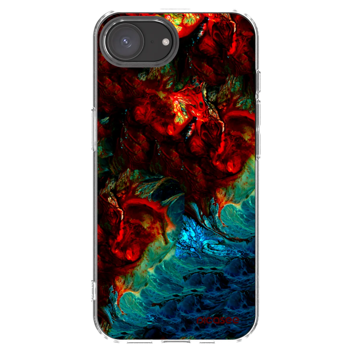 Picasee Apple iPhone 17e Hülle - Transparentes Silikon - Universe