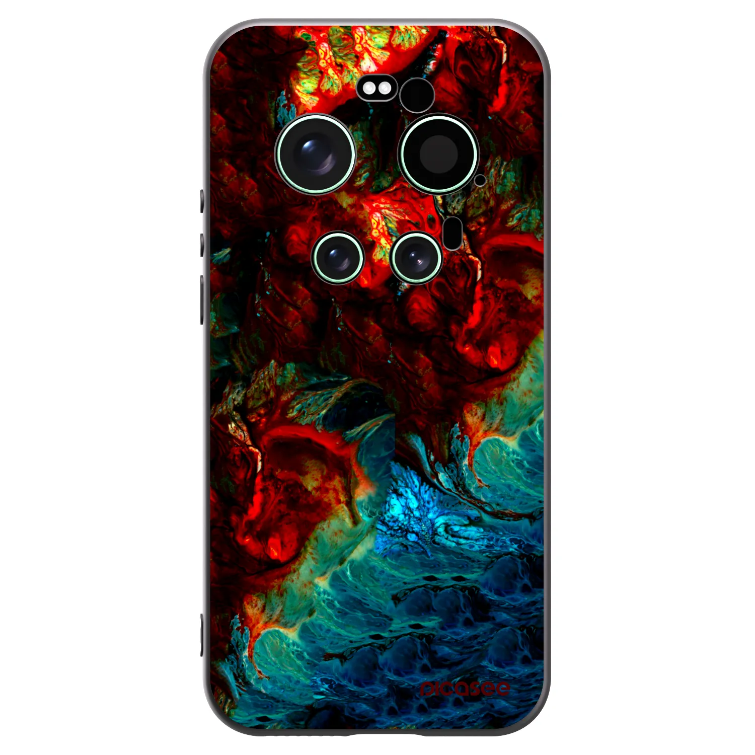 Picasee Xiaomi 17 Ultra Hülle - Schwarzes Silikon - Universe