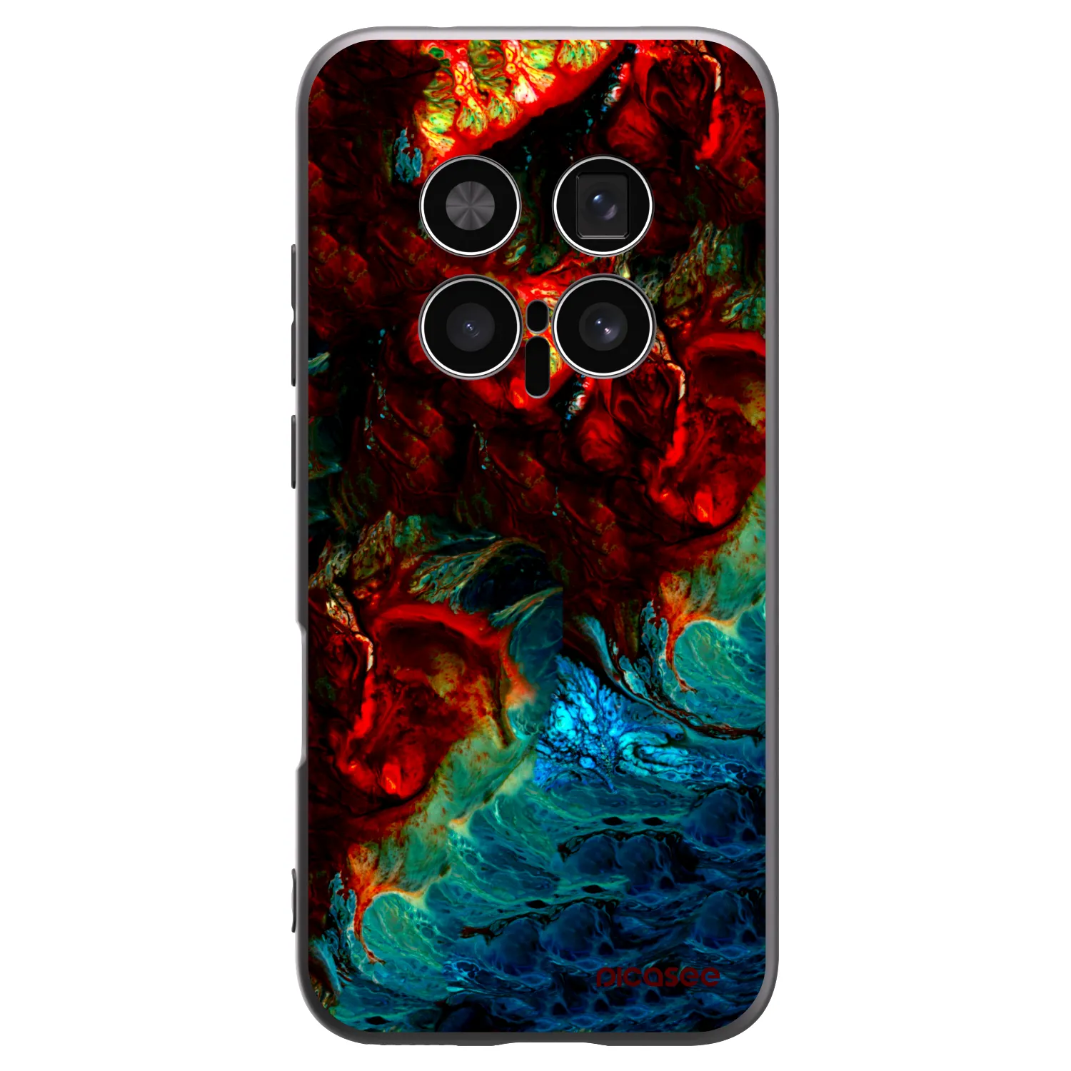 Picasee Honor Magic8 Pro 5G Hülle - Schwarzes Silikon - Universe