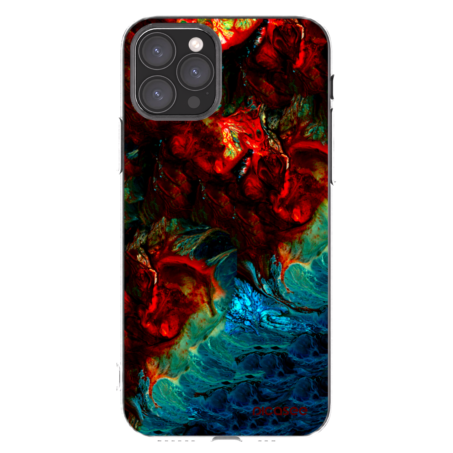 Picasee Apple iPhone 11 Pro Hülle - Transparentes Silikon - Universe
