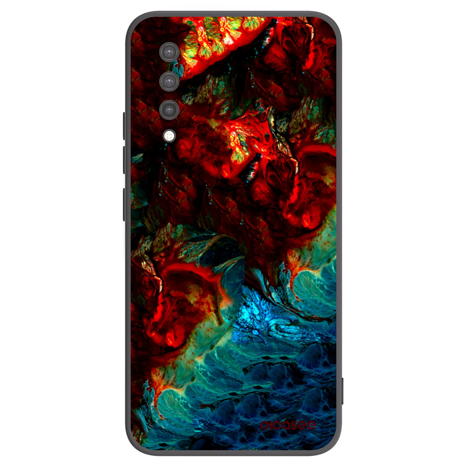 Picasee Xiaomi Mi 9 Lite Hülle - Schwarzes Silikon - Universe