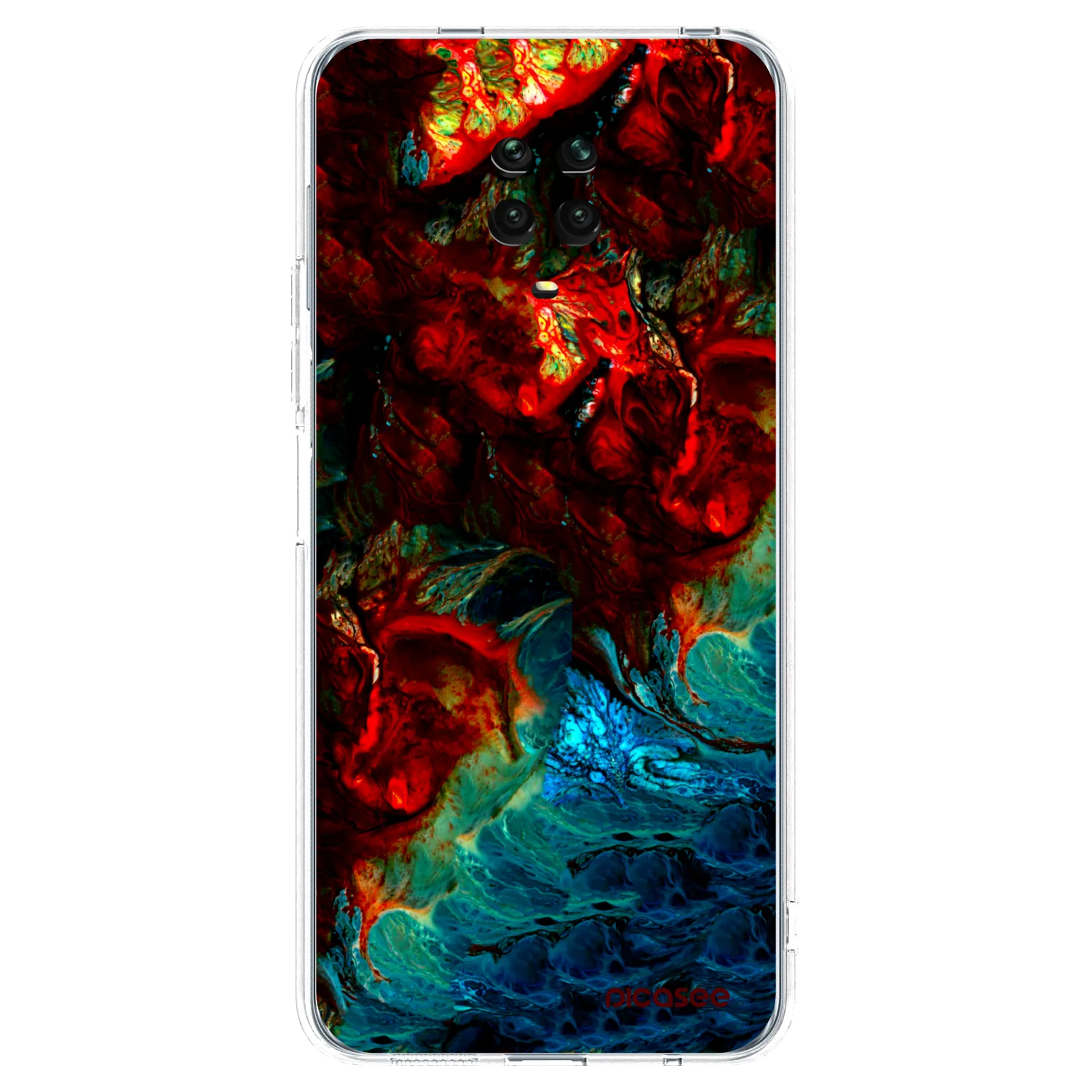 Picasee Xiaomi Redmi Note 9S Hülle - Transparentes Silikon - Universe