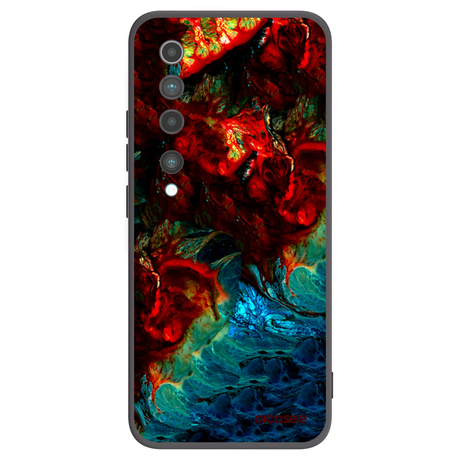 Picasee Xiaomi Mi 10 Hülle - Schwarzes Silikon - Universe