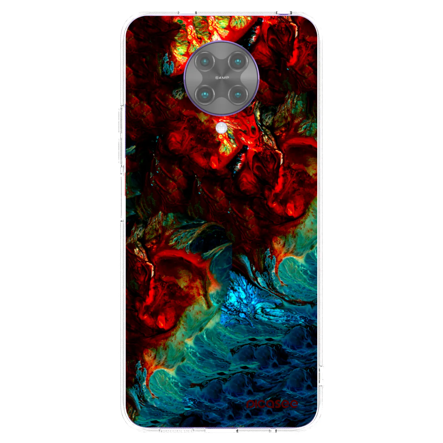 Picasee Xiaomi Poco F2 Pro Hülle - Transparentes Silikon - Universe