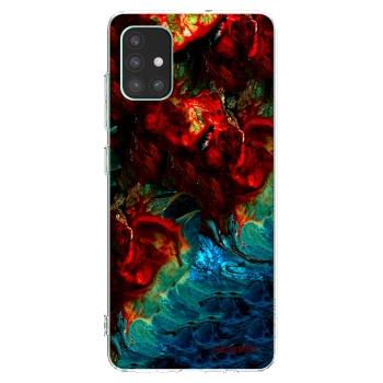 Picasee Samsung Galaxy M51 M515F Hülle - Transparentes Silikon - Universe