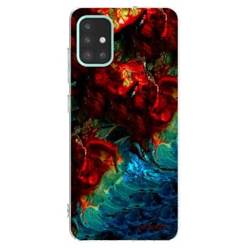 Picasee Samsung Galaxy M31s Hülle - Transparentes Silikon - Universe