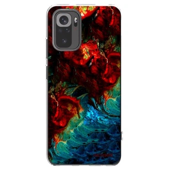 Picasee Xiaomi Redmi Note 10 Hülle - Transparentes Silikon - Universe