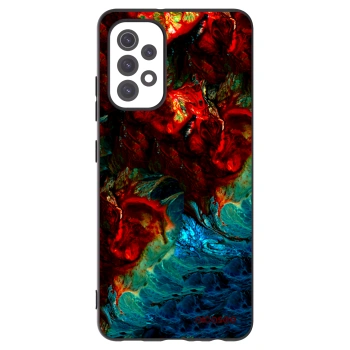 Picasee Samsung Galaxy A32 5G A326B Hülle - Schwarzes Silikon - Universe