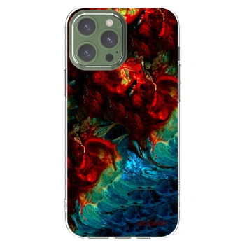 Picasee Apple iPhone 13 Pro Max Hülle - Transparentes Silikon - Universe