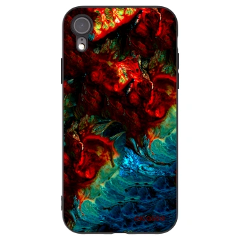 Picasee Apple iPhone XR Hülle - Schwarzes Silikon - Universe