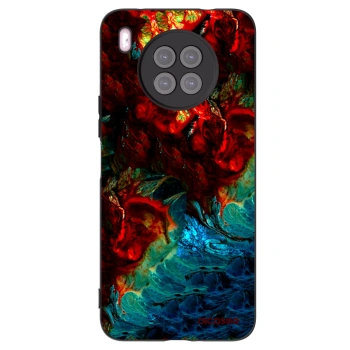 Picasee Huawei Nova 8i Hülle - Schwarzes Silikon - Universe