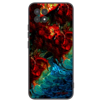 Picasee Realme 8i Hülle - Schwarzes Silikon - Universe