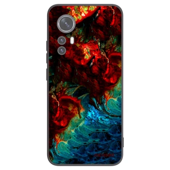 Picasee Xiaomi 12 Hülle - Schwarzes Silikon - Universe