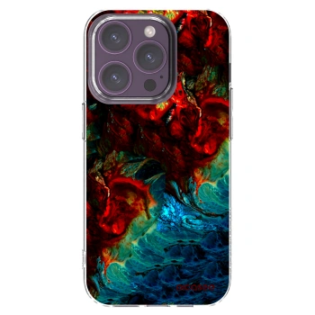 Picasee Apple iPhone 14 Pro Hülle - Transparentes Silikon - Universe