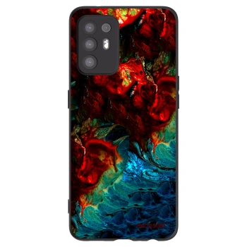 Picasee OPPO A94 5G Hülle - Schwarzes Silikon - Universe