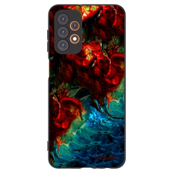 Picasee Samsung Galaxy A23 A236B 5G Hülle - Schwarzes Silikon - Universe