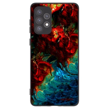Picasee Samsung Galaxy A73 5G Hülle - Schwarzes Silikon - Universe