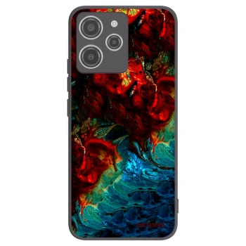 Picasee Xiaomi Redmi 12 4G Hülle - Schwarzes Silikon - Universe