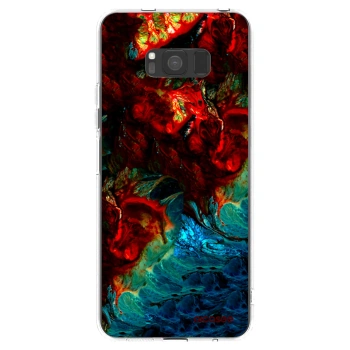 Picasee Samsung Galaxy S8 G950F Hülle - Transparentes Silikon - Universe