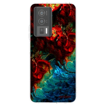 Picasee Xiaomi Poco F5 Pro 5G Hülle - Transparentes Silikon - Universe